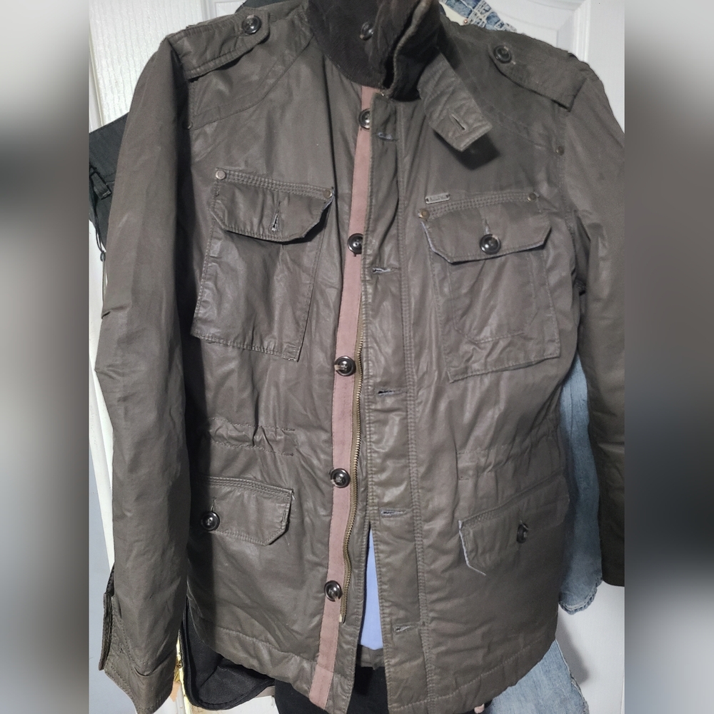 Men's Olive Military Jacket